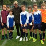 BECKHAM AND ST ANDREW’S PREP 1ST FOOTBALL TEAM RUB SHOULDERS